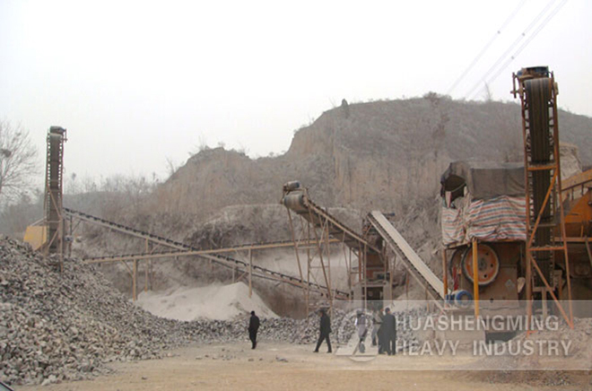 Sichuan Stone Production Line Site 